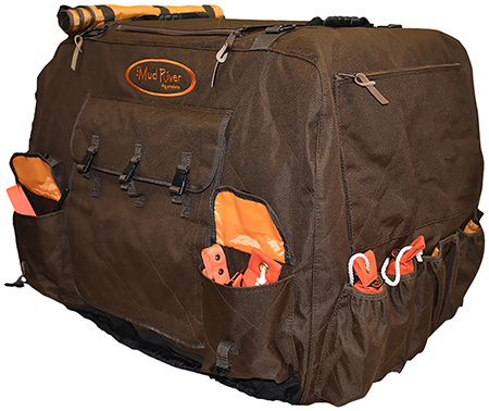 [067341108017] Mud River MRM1414 Dixie Insulated Kennel Cover Brown Polyester Medium 32" x 23" x 25"