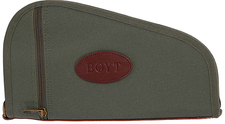 [737618008967] Boyt Harness PP41OD Heart-Shaped Pistol Case OD Green Canvas Holds Handgun