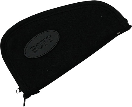 [737618014401] Boyt Harness PP41BLK Heart-Shaped Pistol Case Black Canvas Holds Handgun