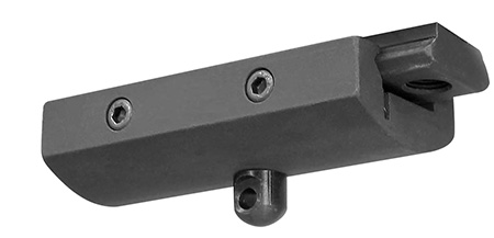 [816701014389] Yankee Hill 638 Bipod Adaptor  Black Aluminum, Picatinny Attachment for Harris Style Bipods