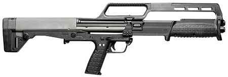 [640832008944] Kel-Tec KSG410BLK KSG  410 Bore 18.50" 3" 10+1, Black, Polymer Grip, Synthetic Fixed Stock, Cary Handle Fiber Optic Sights