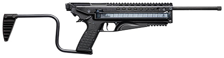 [640832009293] Kel-Tec R50BLK R50  5.7x28mm 50+1 16.10" Threaded Barrel, Black Receiver  &  Polymer Grip, Side-Folding Stock, Adjustable Sights, QD Sling Mount