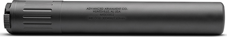 [850036491620] ADVANCED ARMAMENT COMPANY 65016 MK13-SD  30 Cal Rated Up To 300 Win Mag, Black Titanium, 90T Taper Mount