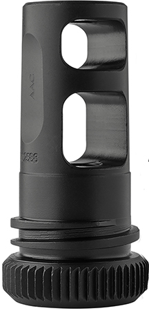 [850036491095] ADVANCED ARMAMENT COMPANY 64132 Blackout Muzzle Brake 22 Cal 1/2"-28 tpi, Black Steel, for AAC 51T Suppressors