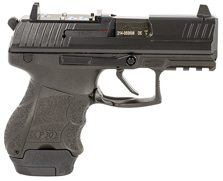 [810059261471] Langdon Tactical Tech LTTDP30SKFTJRDORMR HK P30SK  Compact Frame 9mm Luger 13+1 3.30" Black Steel Barrel, Black Optic Cut/Serrated Steel Slide, Black Polymer Frame w/Picatinny Rail, Black Polymer Grip