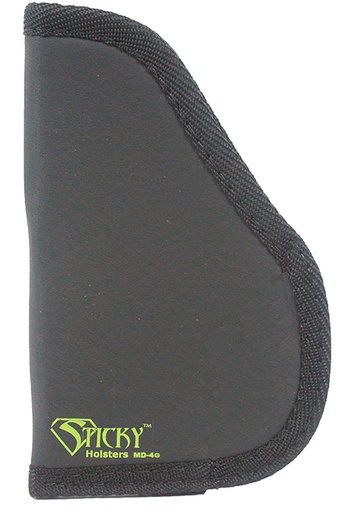 [858426004764] Sticky Holsters MD4GEN1 MD-4 Gen 1 MOD Black/Green Latex Free Rubber Fits Small/Med Semi-Auto Ambidextrous