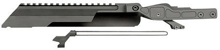 [812102034100] Midwest Industries MIAKALPHARTC AK Alpha Series Railed Top Cover  Black Anodized