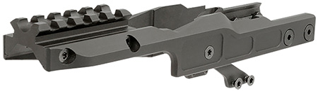[812102034117] Midwest Industries MIAKALPHARDM Alpha Optic Mount Black Anodized Hardcoat Aluminum/Steel MI AK Alpha Series Handguards Compatible w/Aimpoint T2 Pattern Optics