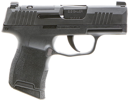 [798681681228] Sig Sauer 3659BXR3P P365 BXR Micro-Compact 9mm Luger 10+1 3.10" BlackBarrel, Black Nitron Optic Ready/Serrated Slide, Black Polymer Grips