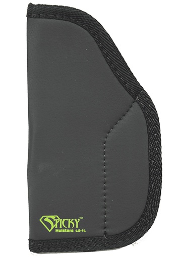 [858426004108] Sticky Holsters LG1L LG-1L  Black/Green Latex Free Rubber Fits 1911 Ambidextrous