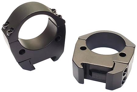 [810301025912] Talley TMS35H Modern Sporting  Black Anodized Aluminum 35mm Tube High Picatinny Rail 0 MOA