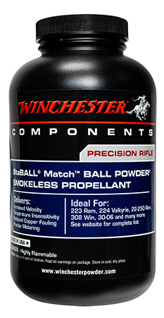 [039288504511] Winchester Powder STABALLMATCH1 Staball Match Rifle Powder 1LB