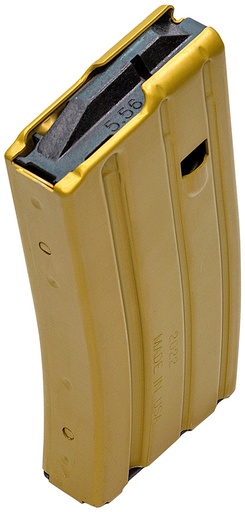 [766897411649] DuraMag 2023009175CPD AR-15 Duramag Speed 20rd 300 Blackout/223 Cal/5.56 Desert Gold Aluminum