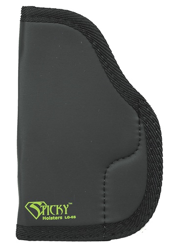[858426004153] Sticky Holsters LG6S LG-6S  Black/Green Latex Free Rubber Fits Compact/Med Auto Ambidextrous