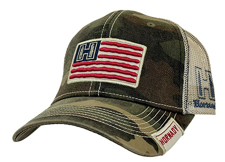 [784802100907] Hornady Gear 10090 Hornady  Camo American Flag Patch