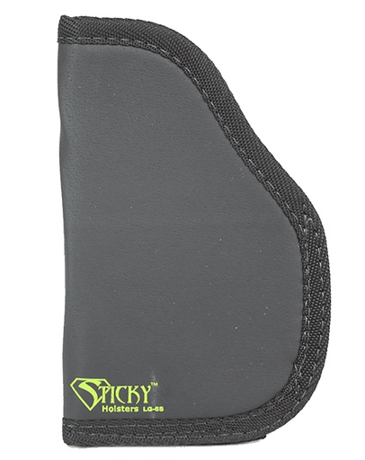 [858426004436] Sticky Holsters LG6SMOD LS LG-6S  Black/Green Latex Free Rubber Fits 3-4" Large Auto w/Laser Ambidextrous