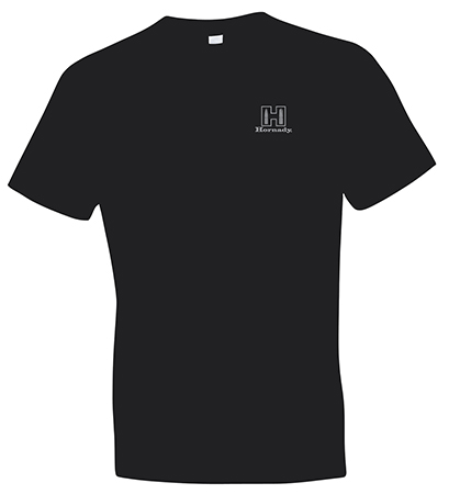 [784802301250] Hornady Gear 30125 Fueled By Hornady  Black Cotton, Short Sleeve Semi-Fitted 2XL