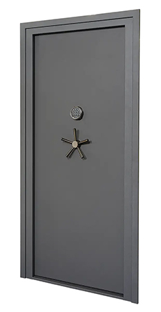 [842631100779] SnapSafe 75421 Vault Door Premium Dark Gray 81" High 12 Gauge Steel
