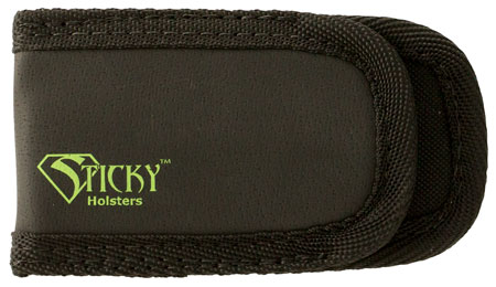 [858426004535] Sticky Holsters MAGPOUCH Mag Pouch  IWB Black/Green Latex Free Rubber Pocket