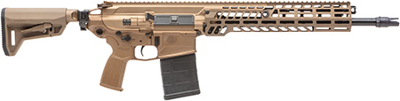 [798681674022] Sig Sauer RSPEAR76216B MCX Spear 7.62x51mm NATO 20+1 16", Coyote, Magpul SL-K Folding Stock, OEM Polymer Grip, SLX/SLH QD Flash Hider, Ambi Controls, Adj. Gas Block