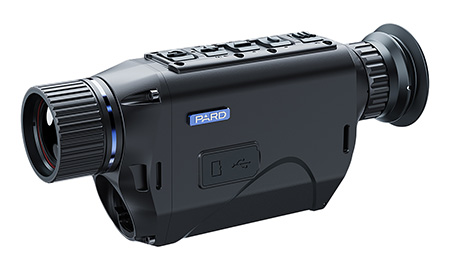 [850042449875] PARD TA6225LRF TA62  Thermal Monocular Black 1.6x 25mm Multi Reticle 640x480, 50Hz Resolution Zoom 2x-8x Features Laser Rangefinder