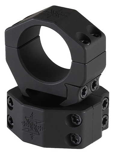 [811452025097] Seekins Precision 0010620018 Scope Rings  Matte Black 30mm AR High