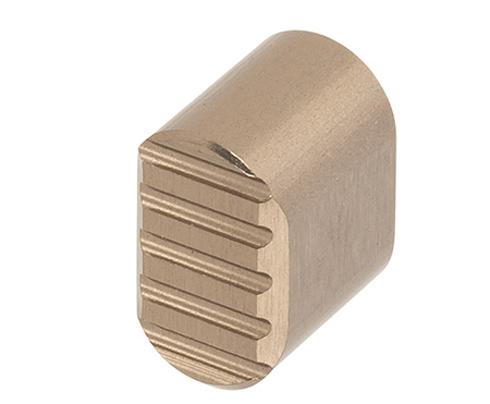 [850011713433] Rise Armament RA010SB Magazine Release  Spartan Bronze Aluminum for AR-15