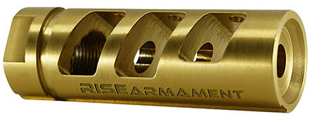 [850011713648] Rise Armament RA701223TIN RA-701  Gold Nitride Titanium with 1/2"-28 tpi Threads for 22 Cal