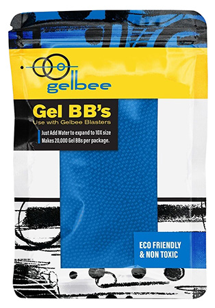 [028478154629] gelbee GFGBB6 Gel BBs  Blue 20,000 BBs