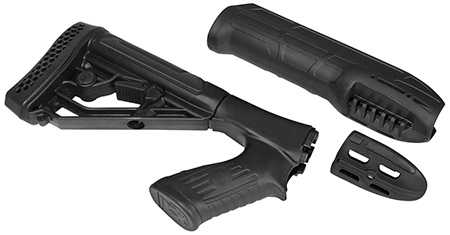 [682146910711] ADAPTIVE TACTICAL AT02000 EX Performance Stock  &  Forend Black Synthetic, Fits Remington 870 12 Gauge
