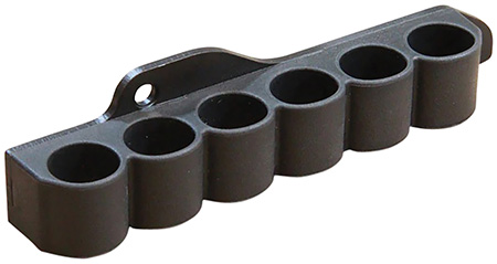 [682146911350] ADAPTIVE TACTICAL AT06000M Receiver Mounted Shell Carrier  6rd Non-Glare Black Synthetic Rubber Fits Mossberg 500/590/ Maverick 88 12 Gauge