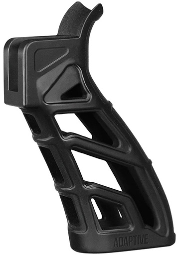[682146911664] ADAPTIVE TACTICAL AT01900 Lightweight Tactical Grip (LTG)  Skeletonized Black Polymer, 25 Degree Grip Angle, Fits AR Platform