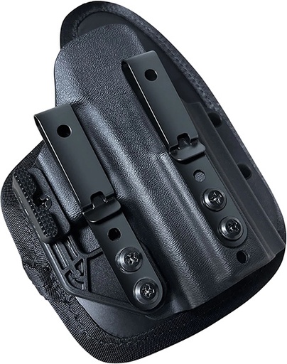 [682146911848] ADAPTIVE TACTICAL HT01001R OMNICARRY HOFTAC  IWB Black Polymer Belt Clip Fits Ruger/Canik/Glock Models Right Hand