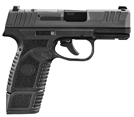 [845737016241] FN 66101410 Reflex MRD Micro-Compact Frame 9mm Luger 15+1/11+1, 3.30" Black Target Crown Steel Barrel, Black PVD Optic Ready/Serrated Steel Slide  &  Polymer Frame w/Picatinny Rail, Ambidextrous