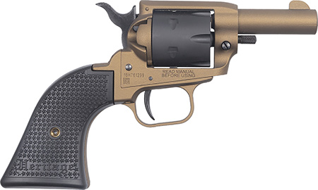 [727962707869] Heritage Mfg BK22A2 Barkeep  22 LR 6 Shot 2.68" Burnt Bronze Cerakote Barrel, Burnt Bronze Cerakote w/Black Accents Frame, Black Cerakote Cylinder, Black Star Polymer Grip