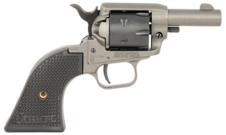 [727962707852] Heritage Mfg BK22C2 Barkeep  22 LR 6 Shot 2.68" Tungsten Gray Cerakote Barrel, Tungsten Gray Cerakote w/Black Accents Frame, Black Cerakote Cylinder, Black Star Polymer Grips