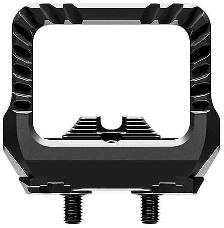 [810098420150] Radian Weapons G1502 Guardian Optic Guard w/Stealth Sights Black Anodized Hardcoat Aluminum EPS Mount Compatible w/Glock MOS Handgun