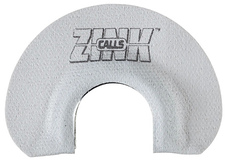 [810280013122] ZINK ZNKZNK312 Lucky Lady  Diaphragm Call Triple Reed Turkey Sounds White V-Notch Cut