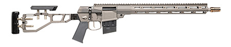 [850035705308] Q LLC MINIFIX55616INGRAY Mini Fix  5.56x45mm NATO 16" Tapered Barrel, Gray, Fully Adjustable Folding Stock, Magpul K Grip, 15" Q-Sert Handgaurd, AR/M4 Style Mag, Cherry Bomb Brake, Ambi Controls