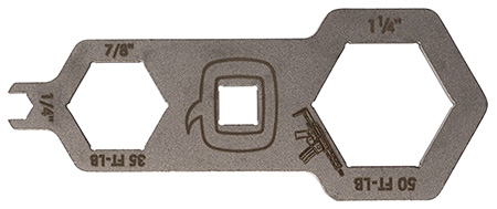 [850000857483] Q LLC TOOLMULTIHB Honey Badger Multi-Tool Silver Stainless Steel