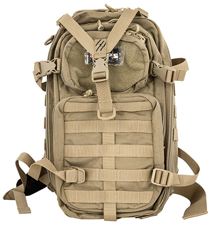 [888151033456] GPS Bags T1611BOB Tactical Bugout Bag Backpack Tan 600D Polyester 2 Handguns