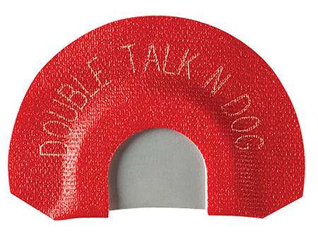 [042426416546] Johnny Stewart Wildlife Calls JSDIA9 Double Talk'n Dog  Diaphragm Call Double Reed Coyote Sounds Red