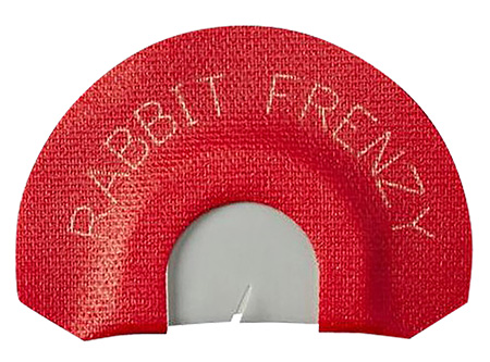 [042426416515] Johnny Stewart Wildlife Calls JSDIA6 Rabbit Frenzy  Diaphragm Call Double Reed Rabbit Sounds Attracts Predator Species Red 45 Degree Cut