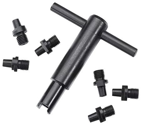 [641996730566] Pietta AC020+060 Revolver Nipple Wrench  w/ 6 Pack #10 Cap Nipples Fits All Pietta Black Powder Revolvers