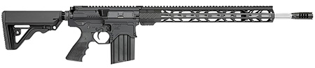 [842834113996] Rock River Arms 65C1534BT LAR-BT3 Predator HP 6.5 Creedmoor 20+1 20" Stainless Fluted Barrel, Black Billet Rec, OEM Operator CAR Stock  &  Operator Brake, 17" M-LOK Handguard, Hogue Rubber Grip