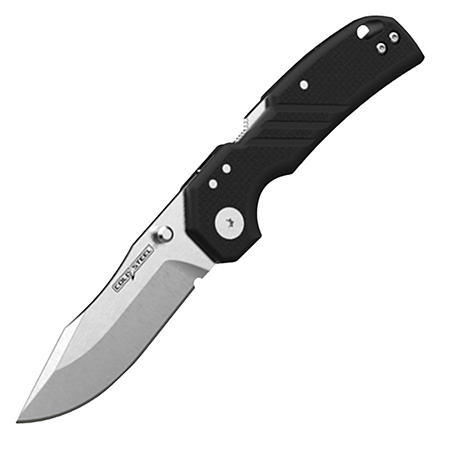 [888151039946] Cold Steel CSFL30DPLCS35 Engage  3" Folding Clip Point Plain Satin S35VN SS Blade/4.11" Black G10 Handle Includes Belt Clip
