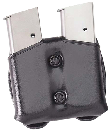 [601299198050] Galco CDM26B CDM Mag Carrier Double Black Leather Belt Loop Belts 1.50-1.75" Wide Compatible w/ Sig P220 Carry Ambidextrous Hand