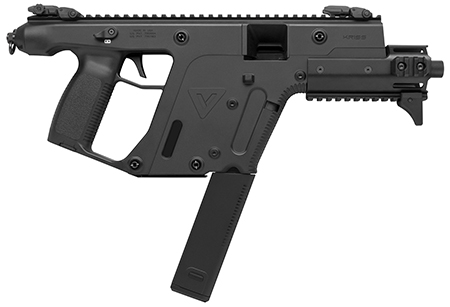 [811607033618] Kriss USA KV45PBL30 Vector SDP Enhanced G2 45 ACP 30+1 6.50" Black Nitride Threaded Barrel, Black Picatinny Rail Top  &  Bottom, MK5M Modular Rail