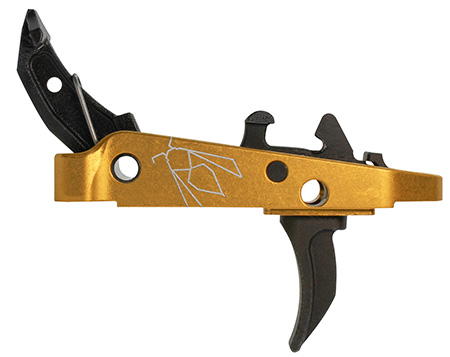 [850040016574] CMC Triggers 47407 Drop-In Yella Jacket Combat Trigger Group 2.0 Single-Stage Curve with 2.50 lbs Draw Weight, Black w/ Yellow Housing