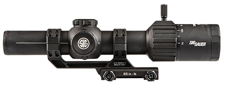 [798681684519] Sig Sauer Electro-Optics SOTM61002 Tango-MSR LPVO Black 1-6x24mm 30mm Tube Illuminated BDC6 Reticle